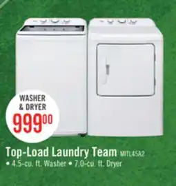 The Brick Midea 5.2 Cu. Ft. Front-Load Washer and 8 Cu. Ft. Electric Dryer - White offer