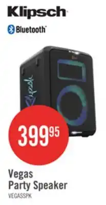 The Brick Klipsch Vegas Music City Light Up Party Speaker (Vegas) offer