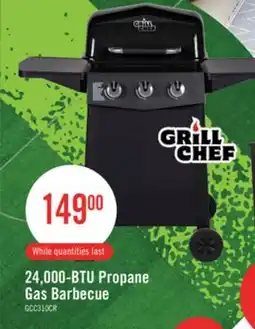 The Brick Grill Chef 24,000 BTU 3-Burner LP Gas BBQ - GCC310CRP offer