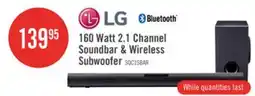 The Brick LG 2.1 CH Bluetooth Dolby Atmos DTS:X Soundbar (SQC1.DCANLLK) offer
