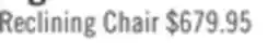The Brick Reclining Chair offer