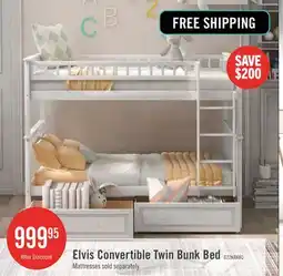 The Brick Elvis Convertible Twin Bunk Bed offer