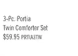 The Brick Portia 3-Piece Twin Comforter Set - Grey offer