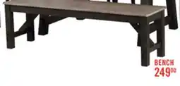 The Brick Zao Dining Bench, Melamine, 60W - Brown offer