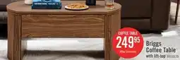 The Brick Briggs 39.76 Lift Top Coffee Table with Storage - Brown offer