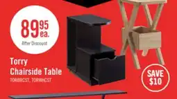 The Brick Torry 11.5 Chairside Table with Drawer - Red Cocoa offer