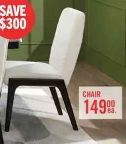 The Brick Alma Dining Chair with Boucle Fabric - Charcoal Black & White offer