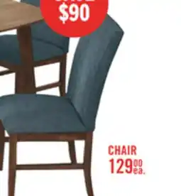 The Brick Rain Dining Chair with Cushion Fabric Seat & Back – Blue offer