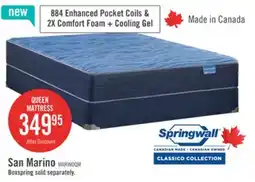 The Brick Springwall San Marino Tight Top Firm Queen Mattress offer