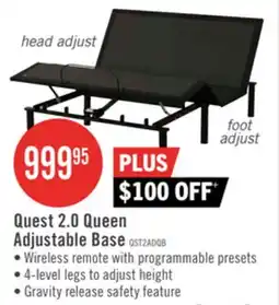 The Brick Quest 2.0 Queen Adjustable Base offer
