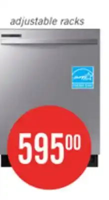 The Brick Samsung 24 53 dBA Built-In Top-Control Dishwasher with Hybrid Tub - DW80CG4021SRAA offer
