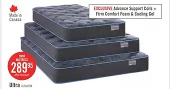 The Brick Springwall Advance Ultra Tight Top Firm Twin Mattress offer