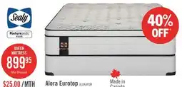 The Brick Sealy Posturepedic Plus Alora Eurotop Plush Queen Mattress offer