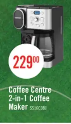 The Brick Cuisinart Coffee Centre 2-in-1 Coffee Maker - SS-16C offer