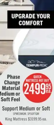 The Brick Tempur-Pedic TEMPUR Support Medium Queen Mattress offer