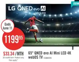 The Brick LG 65 QNED82 Mini-LED 4K Smart webOS TV (65QNED82BUA.ACC) – 2026 Model offer
