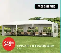 The Brick Costway 10'x30' Outdoor Party Wedding Tent Canopy Heavy Duty Gazebo offer