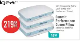 The Brick Bedgear Summit 1.0 Performance Queen Pillow – Stomach Sleeper offer