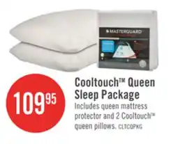 The Brick Masterguard Cooltouch Queen Mattress Protector with 2 Queen Pillows offer