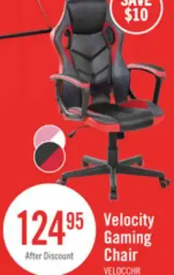 The Brick Velocity 24 Ergonomic Gaming Chair - Black & Red offer