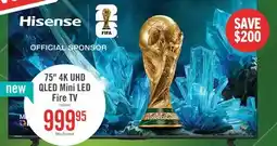 The Brick HISENSE 75 QD8SF Hi-QLED Mini-LED 4K Smart Fire TV (75QD8SF) – 2026 Model offer