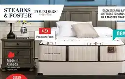 The Brick Stearns & Foster Allianz Luxury Tight Top Firm Queen Mattress Set offer