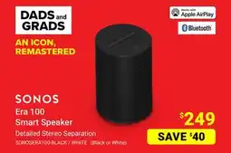 Visions Electronics SONOS Era 100 Smart Speaker offer