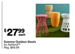 Michaels Summer Outdoor Stools by Ashland offer