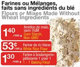 Bulk Barn Farines ou Mélanges, faits sans ingredients du blé offer