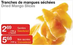 Bulk Barn Tranches de mangues séchées offer