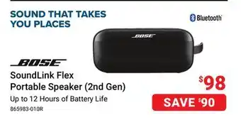 Visions Electronics Bose SoundLink Flex Portable Speaker (2nd Gen) offer