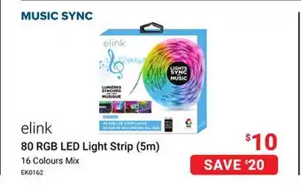 Visions Electronics Elink 80 RGB LED Light Strip (5m) offer