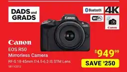Visions Electronics Canon EOS R50 Mirrorless Camera offer