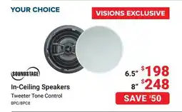 Visions Electronics Soundstage In-Ceiling Speakers 6.5 offer