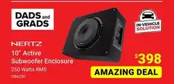 Visions Electronics HERTZ 10 Active Subwoofer Enclosure offer