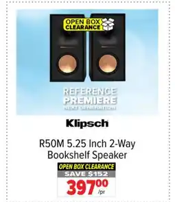 2001 Audio Video R50M 5.25 Inch 2-Way Bookshelf Speaker offer