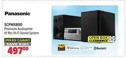 2001 Audio Video Panasonic SCPMX800 Premium Audiophile Hi Res Hi-Fi Sound System offer