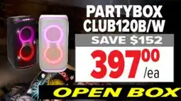 2001 Audio Video CLUB120 - PARTY BOX BT w/RECHARGE BATT offer