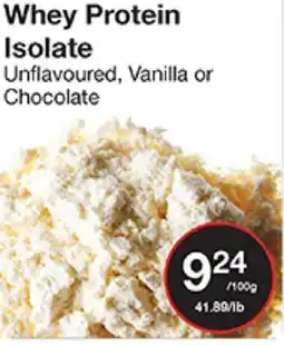 Bulk Barn Whey Protein Isolate offer