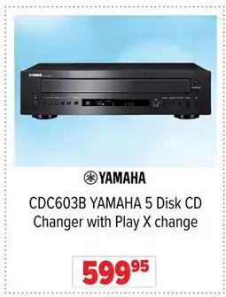 2001 Audio Video CDC603B YAMAHA 5 Disk CD Changer with Play X change offer