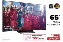 Visions Electronics LG OLED evo 65 C5PUA 4K Smart TV offer