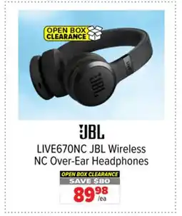 2001 Audio Video JBL Wireless NC Over-Ear Headphones offer
