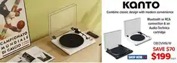 2001 Audio Video KANTO Combine classic design with modern convenience offer