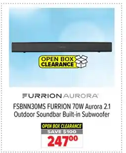 2001 Audio Video FSBNN30MS FURRION 70W Aurora 2.1 Outdoor Soundbar Built-in Subwoofer offer