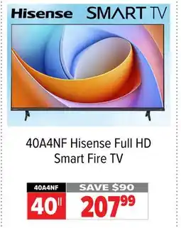 2001 Audio Video 40A4NF Hisense Full HD Smart Fire TV offer