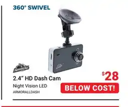 Visions Electronics Armor All 2.4 HD Dash Cam offer