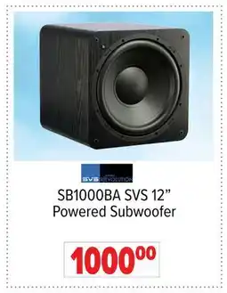 2001 Audio Video SB1000BA SVS 12 Powered Subwoofer offer