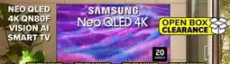 2001 Audio Video QN55QN80F SAMSUNG 55 NEO QLED 4K 4K QN80F VISION AI SMART TV offer
