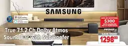2001 Audio Video HWQ9000F True 7.1.2 Ch Dolby Atmos Sound Bar with Subwoofer offer