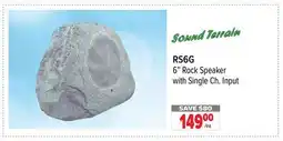2001 Audio Video RS6G 6 Rock Speaker with Single Ch. Input offer